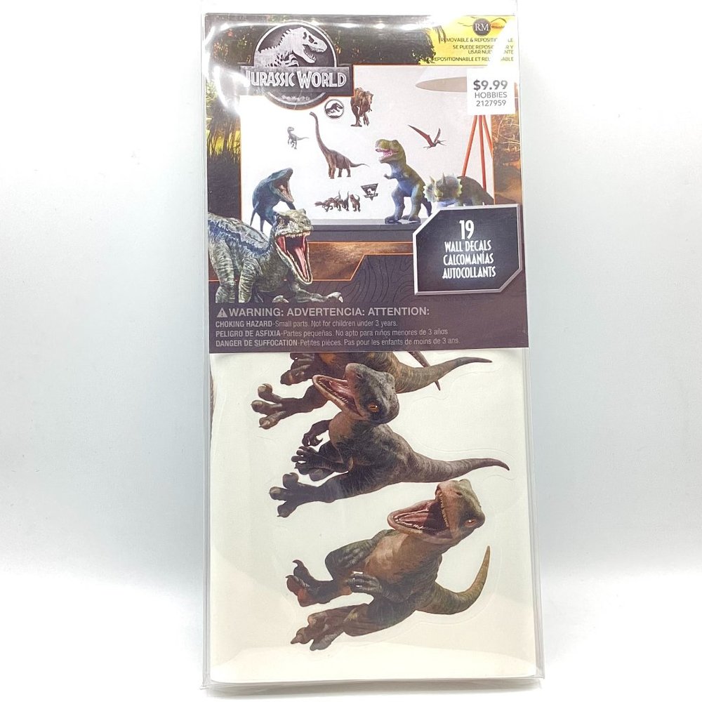 Jurassic World  19 Wall Decals Stickers.